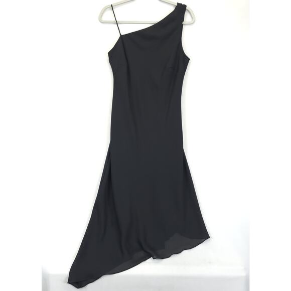 Rabbit Rabbit Designs Dress Women 10 One Shoulder Asymmetrical Hem Gown USA - Picture 1 of 10